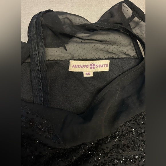 Altar’d‎ State Little Black Dress Size XS - Picture 8 of 9